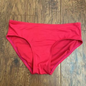 red justice swimsuit bottoms